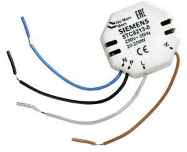Siemens 5TC82130 stmívač pod omítku Vhodné pro svítidlo: LED žárovka, zářivka bílá