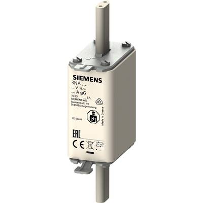 Pojistka Siemens 3NA NH0, 690V AC, 50 kA. Elektrická komponenta pro nadproudovou ochranu, opatřená značením a technickými specifikacemi.