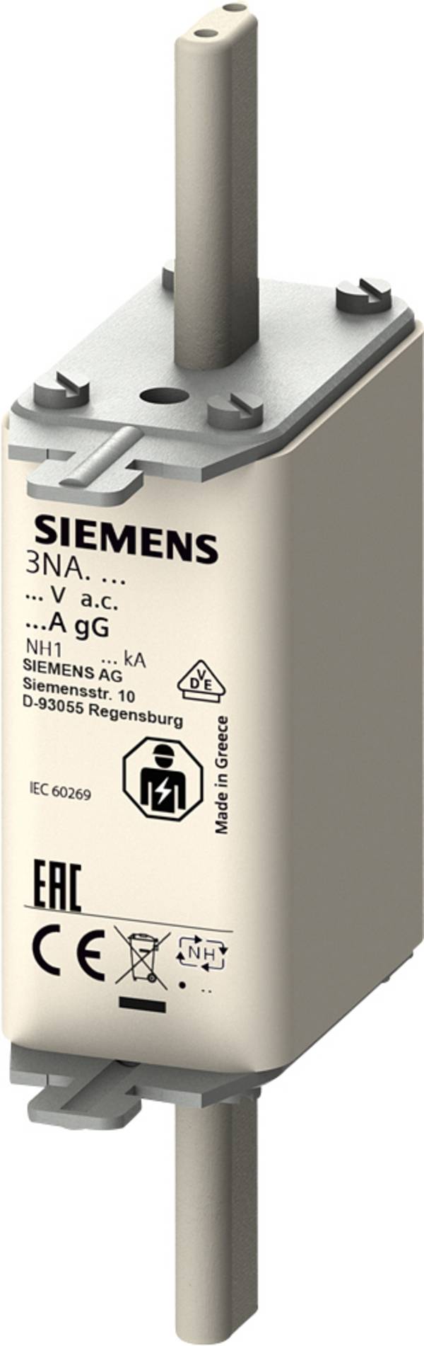 Siemens 3NA3132 sada pojistek   Velikost pojistky = 1  125 A  500 V 1 ks