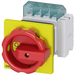 Odpínač Siemens 3LD20541TP53, 16 A, 690 V/AC 1 spínací kontakt, 1 rozpínací kontakt červená, žlutá 3pólový 6 mm²