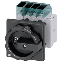 Odpínač Siemens 3LD34541TL51, 63 A, 690 V/AC 1 spínací kontakt, 1 rozpínací kontakt černá 4pólový 16 mm²