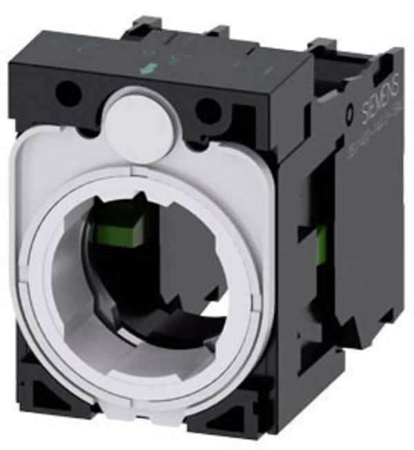 Siemens 3SU1500-1AA10-1NA0 držák pro 3 moduly 3 instalační pozice 2 spínací kontakty  kontaktní těleso  1 ks Single