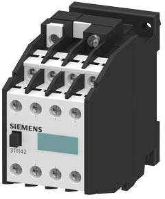 Třípolový stykač od Siemensu, efektivní pro řízení elektrických obvodů v průmyslových aplikacích.