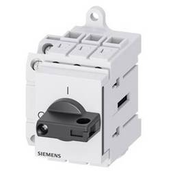 Odpínač Siemens 3LD32301TK11, 32 A, 690 V/AC 1 spínací kontakt, 1 rozpínací kontakt černá 3pólový 16 mm²