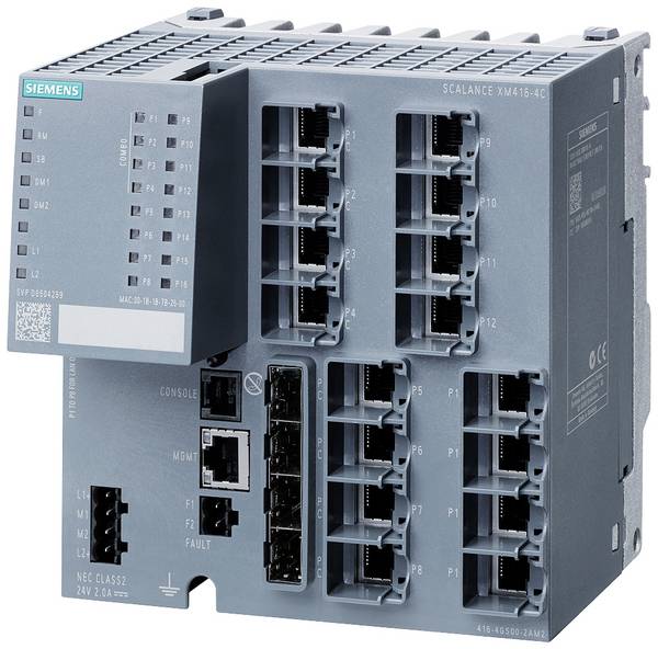 Siemens 6GK5416-4GS00-2AM2 síťový switch  10 / 100 / 1000 MBit/s funkce PoE