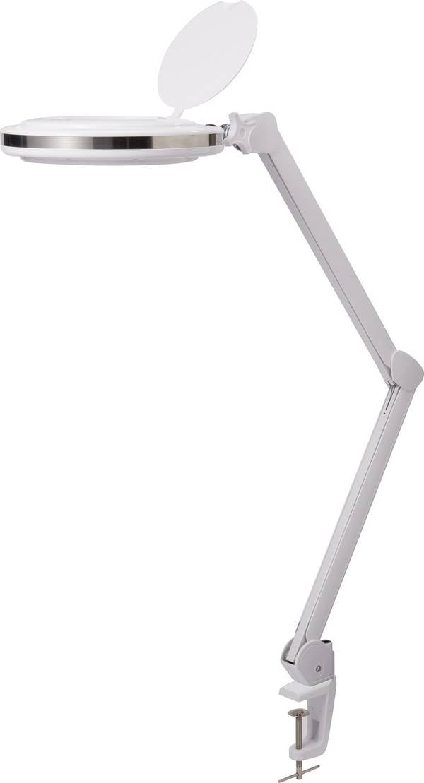 TOOLCRAFT TO-7427310 Stolní lupa s osvětlením 127 mm 3D 1.75 x 800 lm, stmívatelná zvětšení=1.75 x 12.7 cm Třída energetické účinnosti 2021 F (A - G)