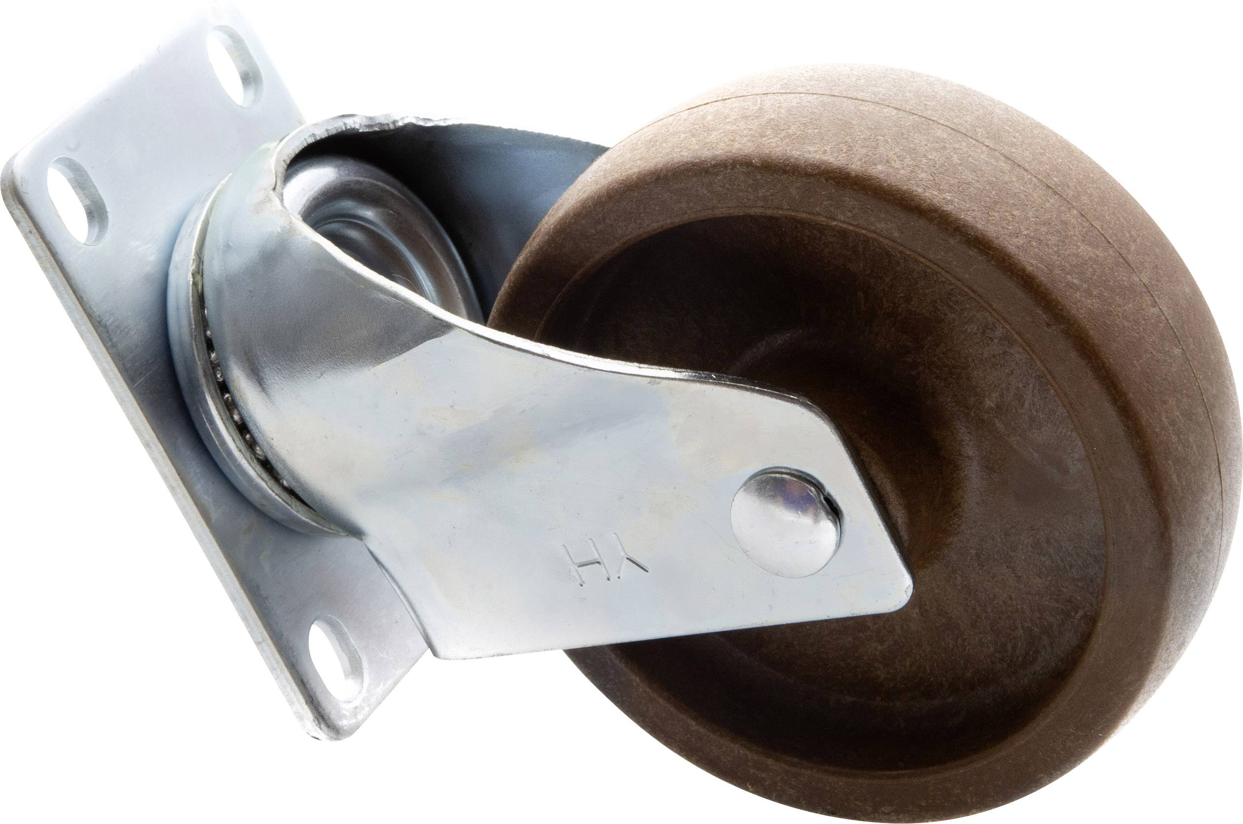TOOLCRAFT TO-5137944 Otočné kolečko s konstrukční deskou 100 mm z polyamidu a skelného vlákna nosnost (max.): 125 kg-1