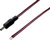 TRU COMPONENTS TC-2511249 nízkonapěťový připojovací kabel nízkonapěťová zástrčka - kabel s otevřenými konci 3.50 mm 1.10 mm 1.00 m 1 ks