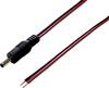 TRU COMPONENTS TC-2511250 nízkonapěťový připojovací kabel nízkonapěťová zástrčka - kabel s otevřenými konci 3.50 mm 1.35 mm 30.00 cm 1 ks