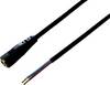 TRU COMPONENTS TC-2511304 nízkonapěťový připojovací kabel nízkonapěťová zásuvka - kabel s otevřenými konci 5.50 mm 2.10 mm 1.00 m 1 ks