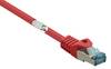 Renkforce RF-5043952 RJ45 síťové kabely, propojovací kabely CAT 6A S/FTP 10.00 m červená samozhášecí 1 ks