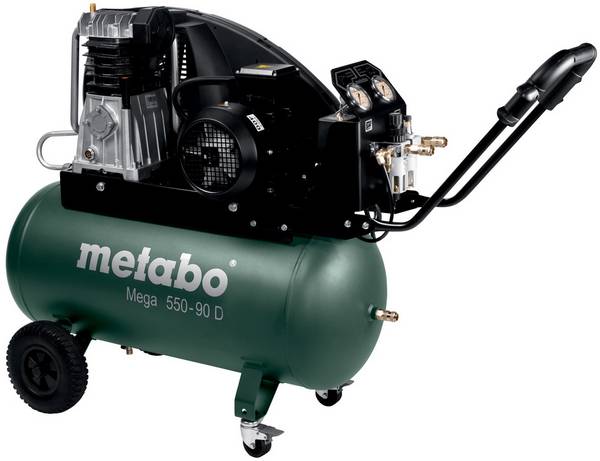 Metabo pístový kompresor Mega 550-90 D 90 l 11 bar
