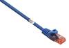 Renkforce RF-5043876 RJ45 síťové kabely, propojovací kabely CAT 6 U/UTP 1.00 m modrá s ochranou, bez halogenů 1 ks