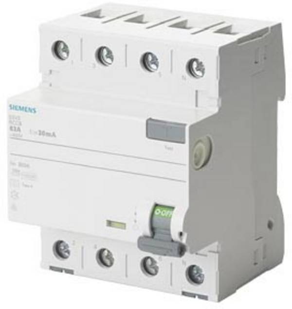 Siemens 5SV33443 5SV3344-3 proudový chránič  F    40 A 0.03 A 400 V