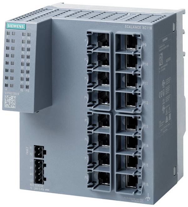 Siemens 6GK51160BA002AC2 6GK5116-0BA00-2AC2 průmyslový ethernetový switch  10 / 100 MBit/s funkce PoE