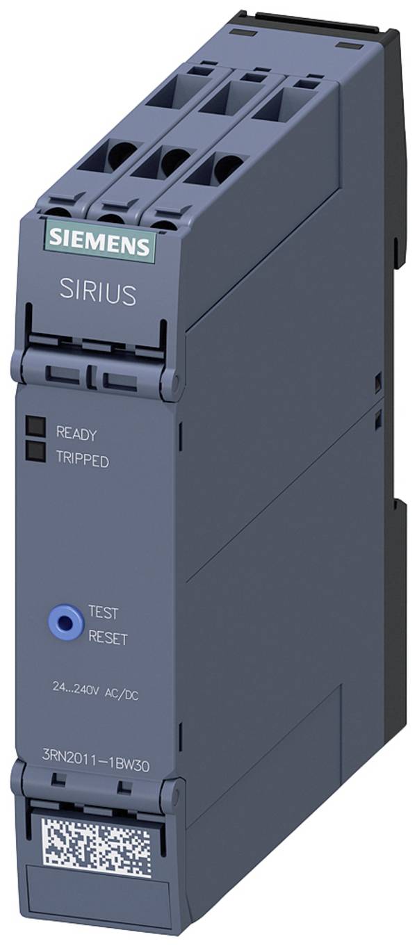 Siemens ochranné relé motoru s termistorem 2 přepínací kontakty 1 ks 3RN2011-1BW30 kontrola s PTC