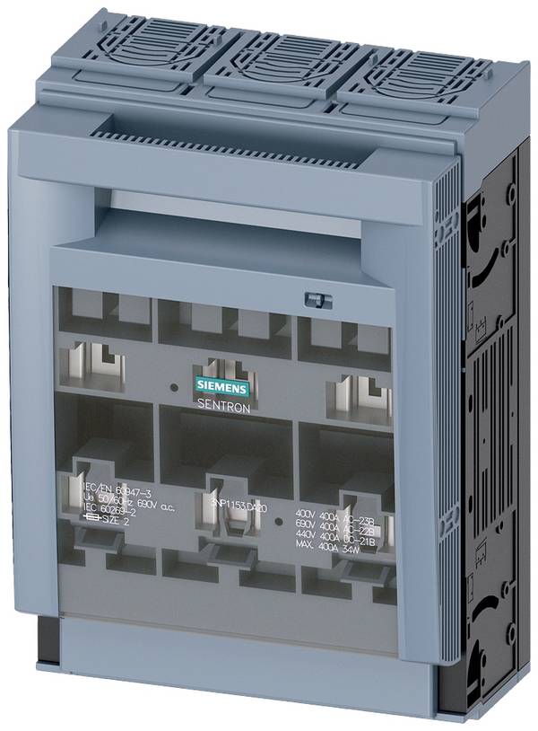 Siemens 3NP11531DA20 výkonový odpínač pojistky 3fázový Vhodné pro (pojistky) velikost pojistky 000 - 4 Velikost pojistky = 2 3pólový 400 A 690 V/AC 1 ks
