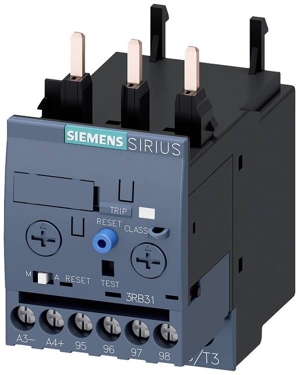 přepěťové relé  1 spínací kontakt, 1 rozpínací kontakt Siemens 3RB3123-4RB0  1 ks
