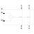 Diagram elektrického spínacího relé s napájecími svorkami A1 a A2; kontaktní zapojení: NO 27/28, NC 35/36.