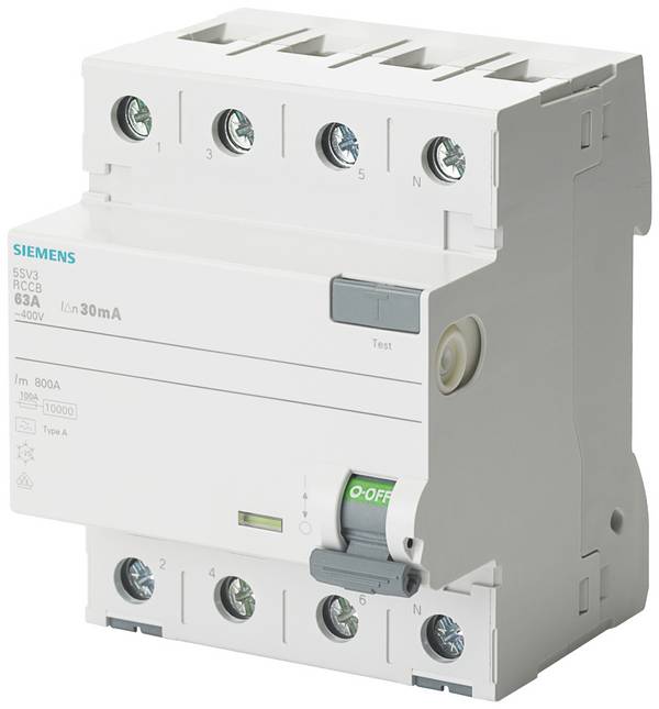 Siemens 5SV36477 5SV3647-7 proudový chránič  F    80 A 0.3 A 400 V