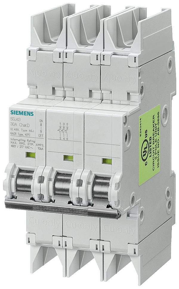Siemens 5SJ43038HG42 5SJ4303-8HG42 elektrický jistič     3 A  400 V