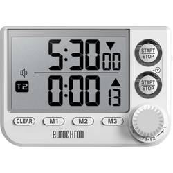 Eurochron EDT 8002 stopky (časovač) bílá digitální