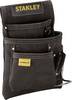 STANLEY Werkzeugtasche+Hammerhalter 3xFach+Halter Leder, STST1-80114 Brašna na nářadí – prázdná, (d x š x v) 28 x 9 x 25 cm