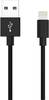 Ansmann USB kabel USB-A zástrčka, Apple Lightning konektor 1.20 m černá hliníková zástrčka, krytí TPE, oboustranně zapojitelná zástrčka 1700-0078