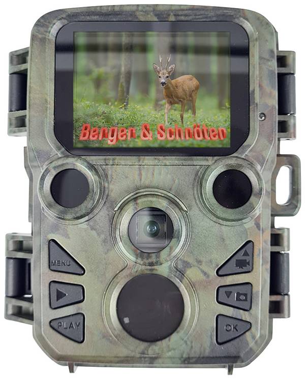Berger & Schröter Mini Fotopast 20 Megapixel černé LED diody, Low-Glow-LED, funkce zrychleného snímání maskáčová