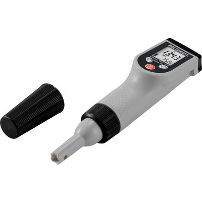 Digitální pH metr s odnímatelným ochranným krytem. Displej zobrazuje hodnotu pH 7,25 a teplotu 25°C.