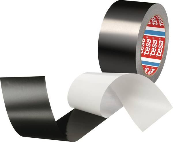 tesa  50577-00000-01 hliníková páska  černá (matná) (d x š) 25 m x 50 mm 1 ks