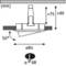 Diagram znázorňuje rozměry a úhel sklonu kulatého stropního svítidla: průměr 84 mm, vestavná otvor 68 mm, sklon 50 stupňů.