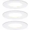 Paulmann Nova vestavné svítidlo do koupelny sada 3 ks LED LED 18 W IP44 bílá (matná)