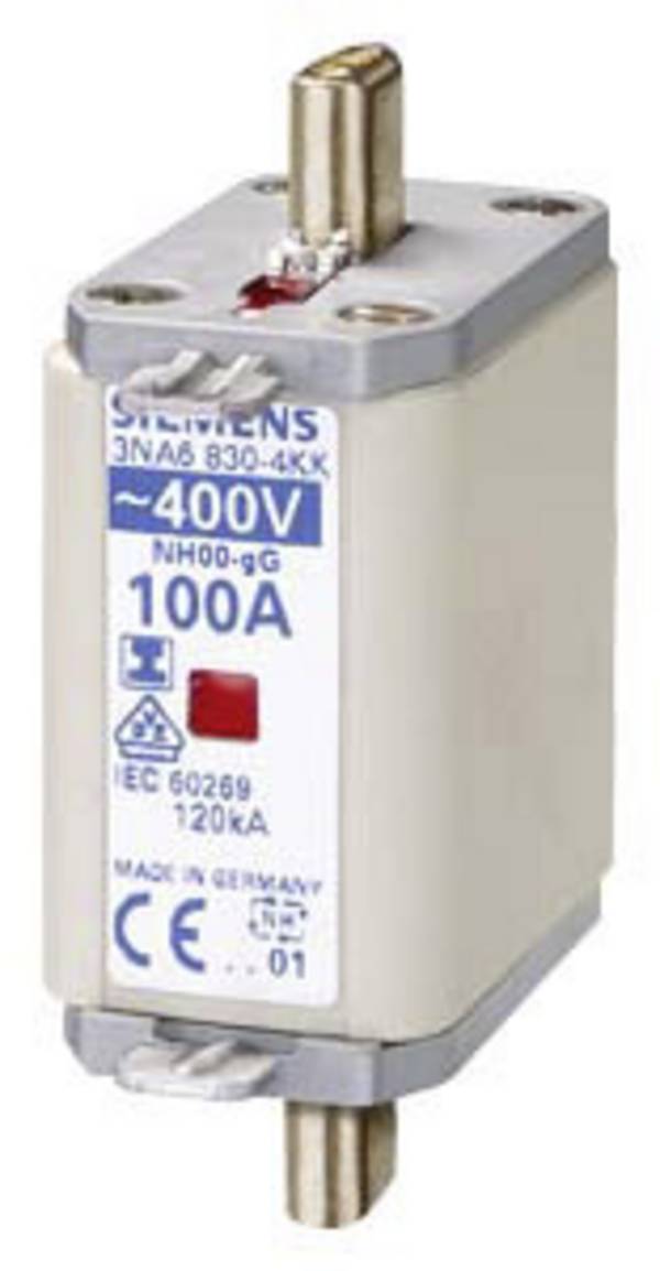 Siemens 3NA68324 sada pojistek s mechanickým ukazatelem zajištění Vhodné pro (pojistky) velikost pojistky 000 - 4 Velikost pojistky = 0  125 A  400 V 3 ks