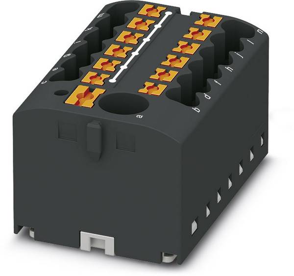 Phoenix Contact 3273366 blok rozvaděče 40.6 mm pružinová svorka černá 8 ks