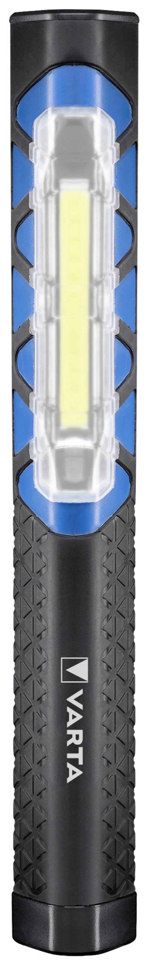 <br>  Varta<br>  17647101421<br>  Work Flex Pocket Light<br>  mini svítilna, penlight<br>  na baterii<br>  LED<br>  110 lm<br>  230 mm<br>  šedá, modrá<br>
