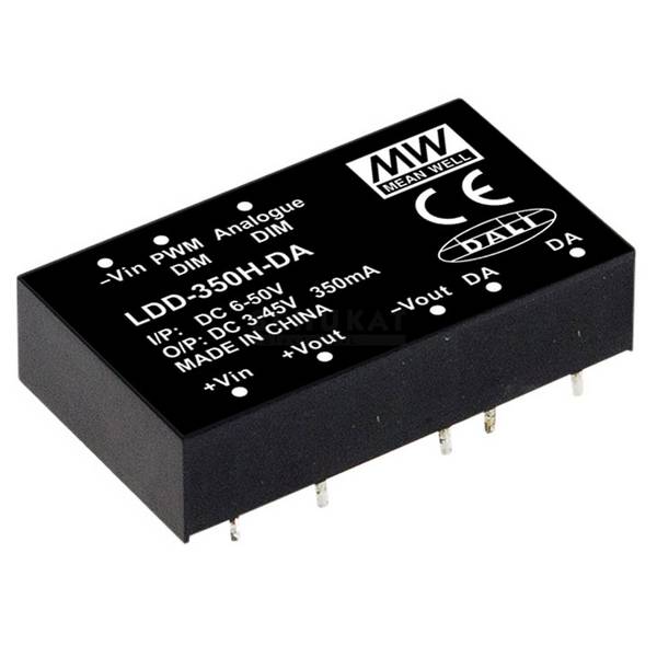MEAN WELL LDD-1050H-DA LED driver  konstantní proud  1050 mA 3 - 45 V/DC stmívatelný, Dali , ochrana proti přepětí , přepětí  1 ks