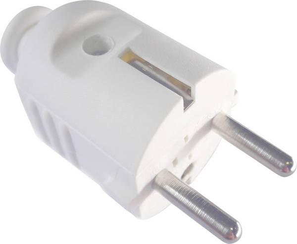 Bachmann 910.270 zástrčka plast  250 V bílá IP20