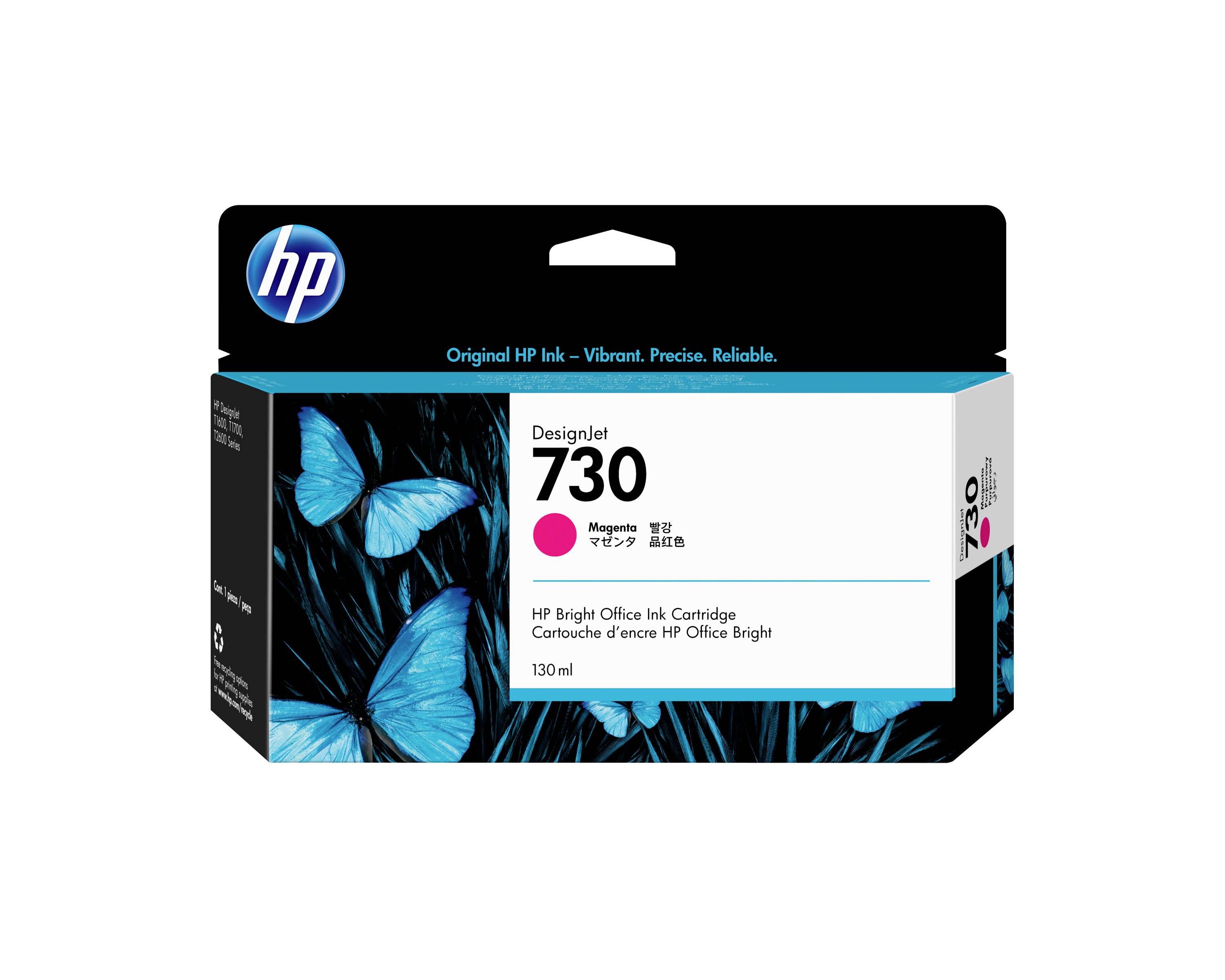 HP Ink 730 originál purppurová P2V63A
