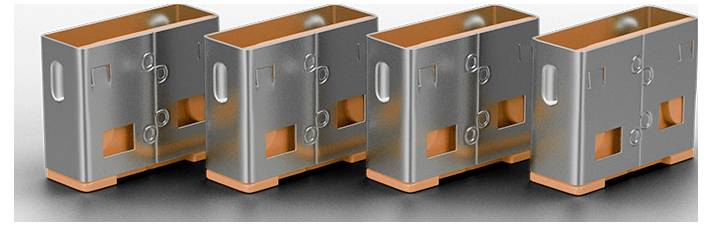 bezpečnostní USB záslepka oranžová LINDY USB-Lock + Key-1