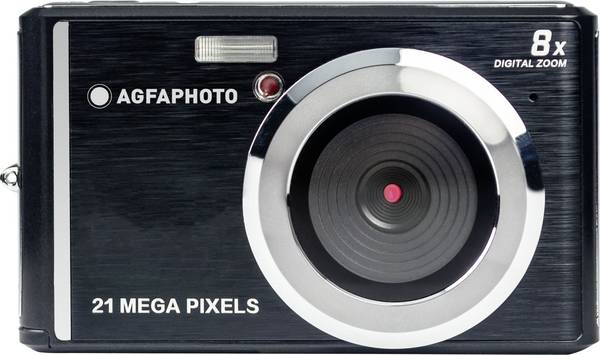 AgfaPhoto DC5200 digitální fotoaparát 21 Megapixel Zoom (optický): 0 x černá, stříbrná  integrovaný akumulátor, s vestavěným bleskem