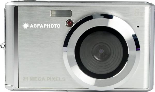 AgfaPhoto DC5200 digitální fotoaparát 21 Megapixel Zoom (optický): 0 x stříbrná  integrovaný akumulátor, s vestavěným bleskem