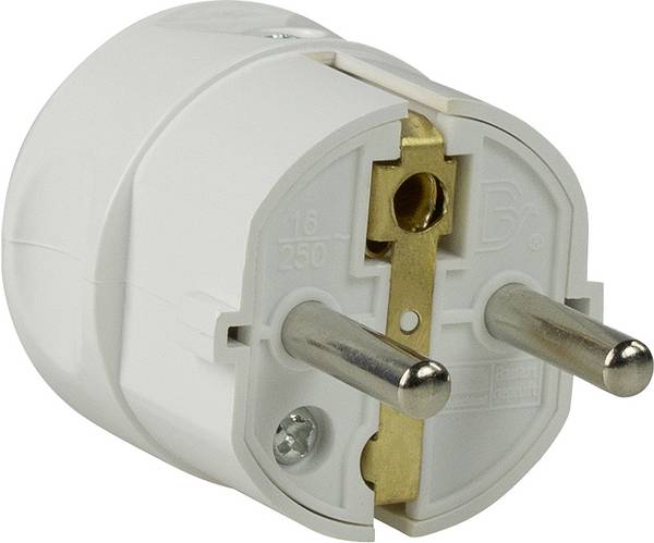 AS Schwabe 45031 zástrčka plast  230 V bílá IP20