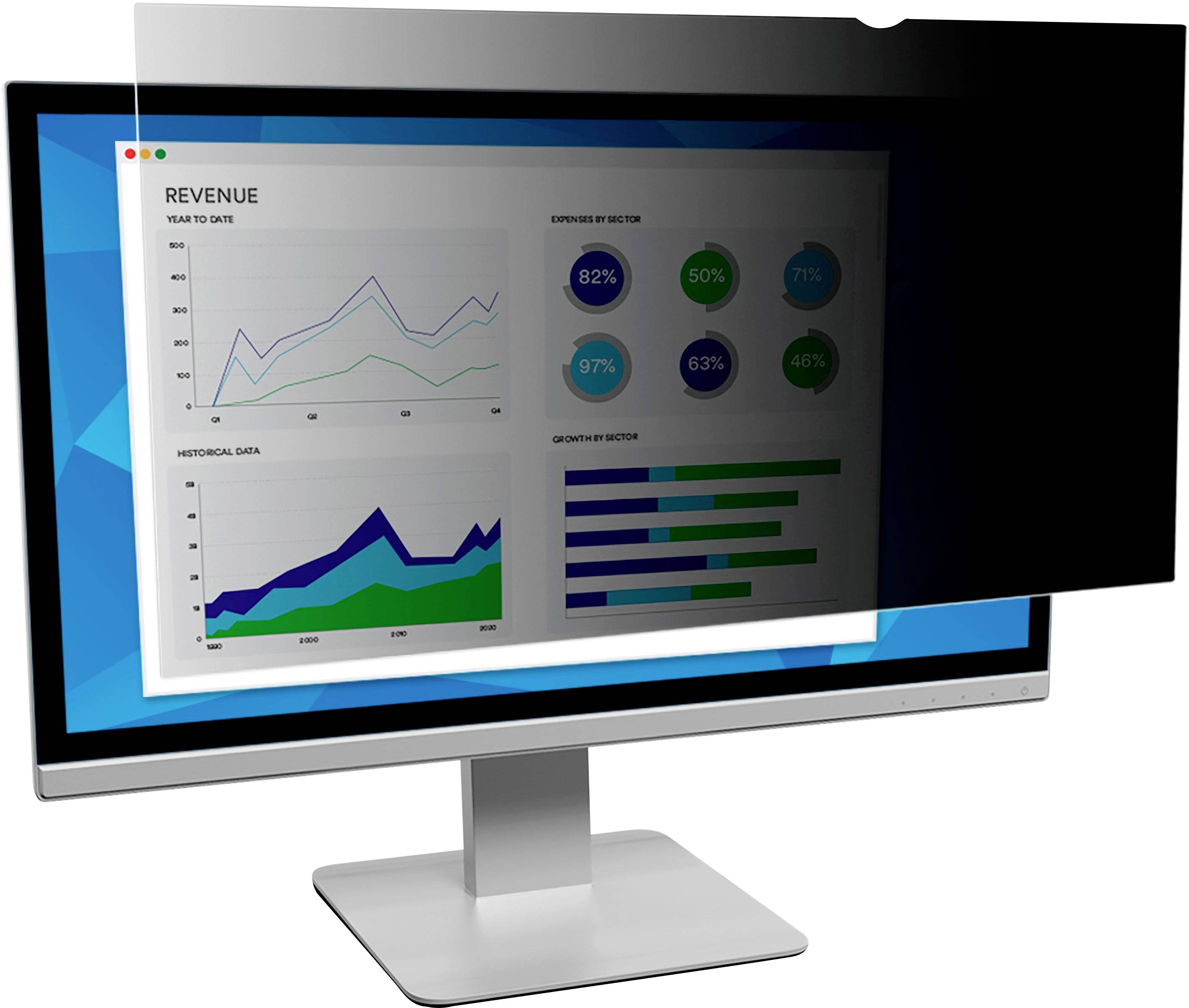 3M PF430W9B Privacy Filter Standard fólie chránicí proti blikání obrazovky Monitor 109,2 cm (43") Formát obrazu: 16:9 71-0
