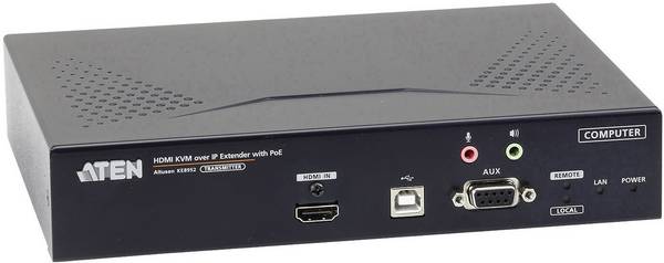 ATEN KE8952T-AX HDMI™, USB, Audio-Line-out , zásuvka mikrofonu, RS232 extender (prodloužení) přes síťový kabel RJ45 10 km