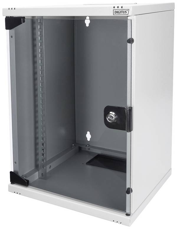 Digitus DN-10-09U 10" nástěnná rozváděcí skříň  (š x v x h) 312 x 464 x 300 mm 9 U šedobílá (RAL 7035)