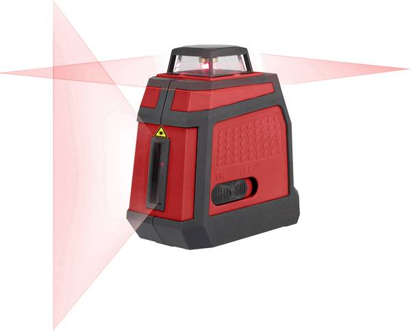 TOOLCRAFT CL18-360 TO-5645454 samonivelační, vč. tašky, vč. 360° laseru  křížový laser s horizontálním 360 °dosah (max.): 18 m