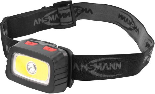 Ansmann HD200B LED čelovka, na baterii, 185 lm, 15 h, 1600-0198