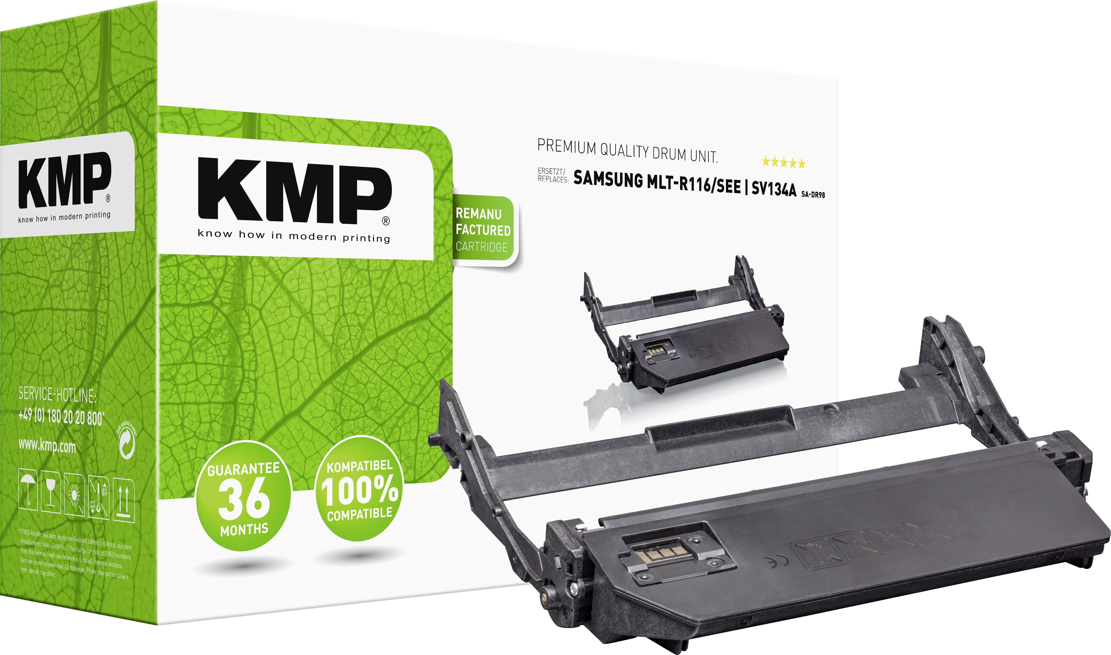 'Bubnová jednotka od KMP, model MLT-R116/SEE, kompatibilní s tiskárnami Samsung Xpress, 36 měsíců záruka, 100% kompatibilní.'