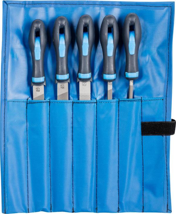 PFERD TOOLS 11800520 Dílenské pilníky různé sítka do svinovací PVC tašky  Délka 200 mm 1 ks